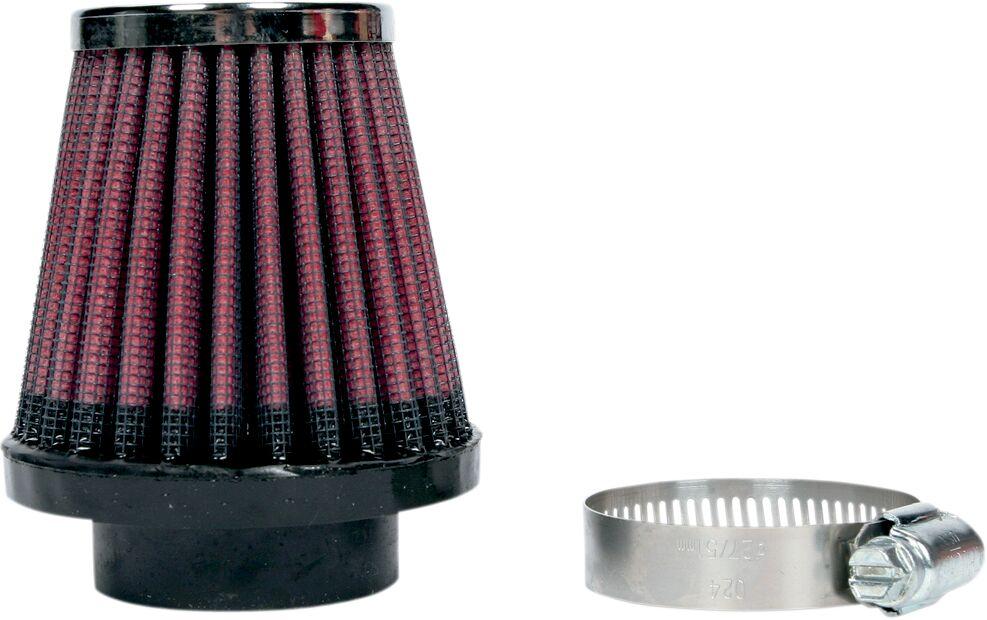 K&N Universal Clamp On Air Filter For Honda CB 750 A 1976-1978 - Black Red