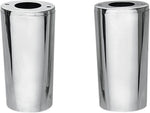 Drag Specialties Fork Slider Covers For Harley Davidson FLST 1340 1987-1990 - Chrome