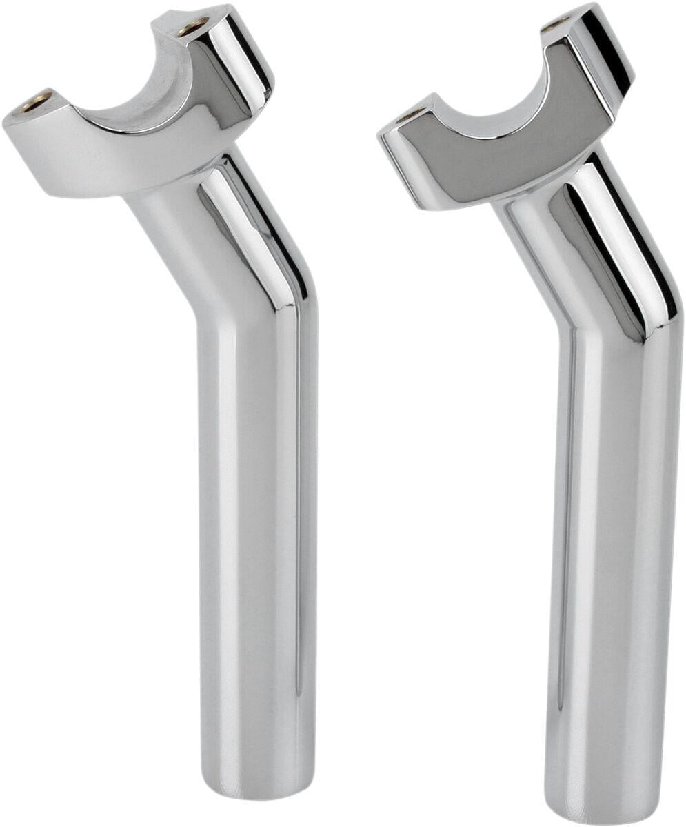 Drag Specialties Forged Aluminium Handlebar Riser 16.5 cm Rise - Chrome