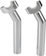 Drag Specialties Forged Aluminium Handlebar Riser 16.5 cm Rise - Chrome