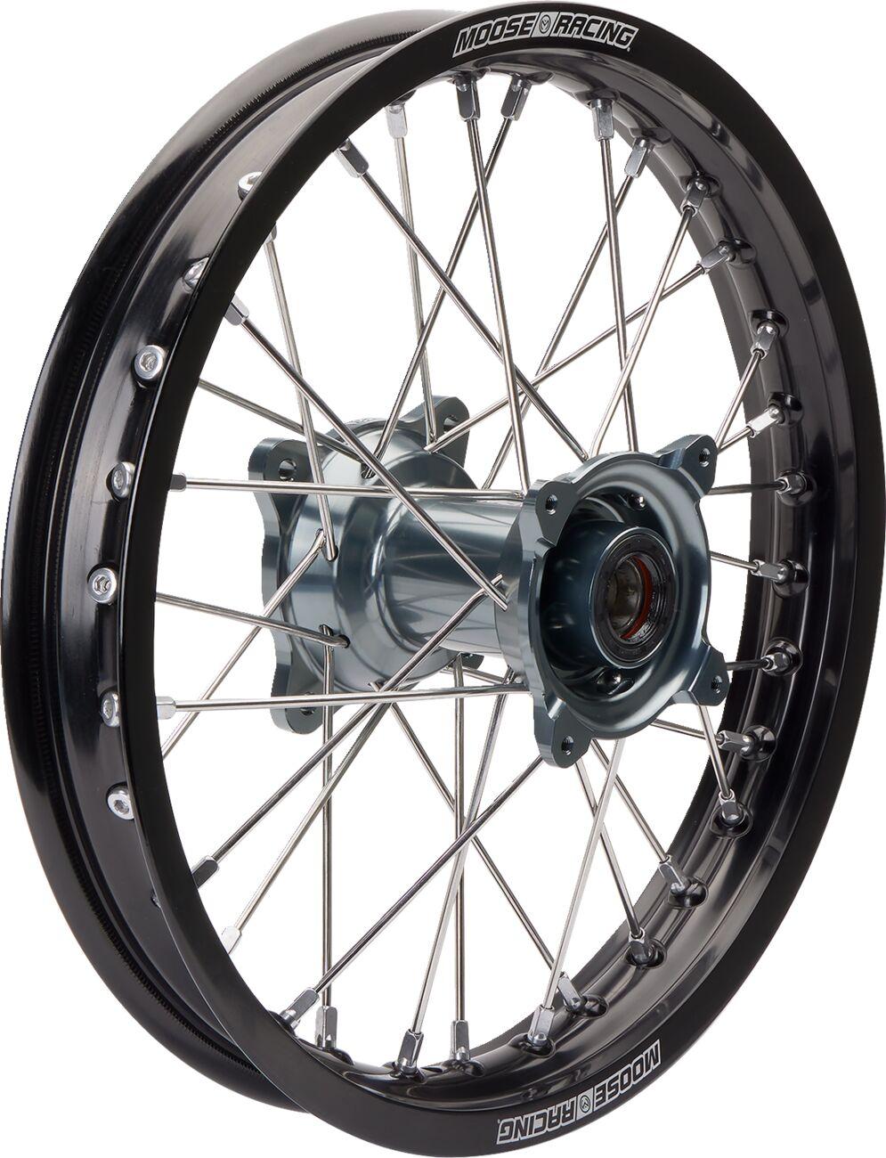 Moose Racing SX-1 Complete Wheel For Gas Gas EC 250 2020-2023 19x2.15 Rear - Black/Grey