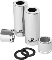 Progressive Suspension Shock Cover Kit For Harley Davidson FL 1200 1966-1977 - Chrome