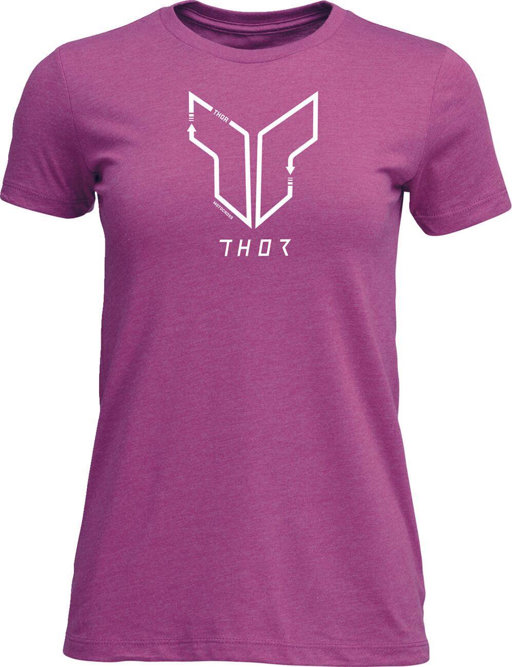 Thor Womens Adult Trax T-Shirt - Fuchsia