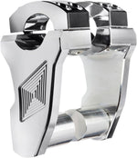 Rox Speed FX Patriot Series Pivoting Handlebar Risers For Suzuki C50 76.2mm (3") - Chrome