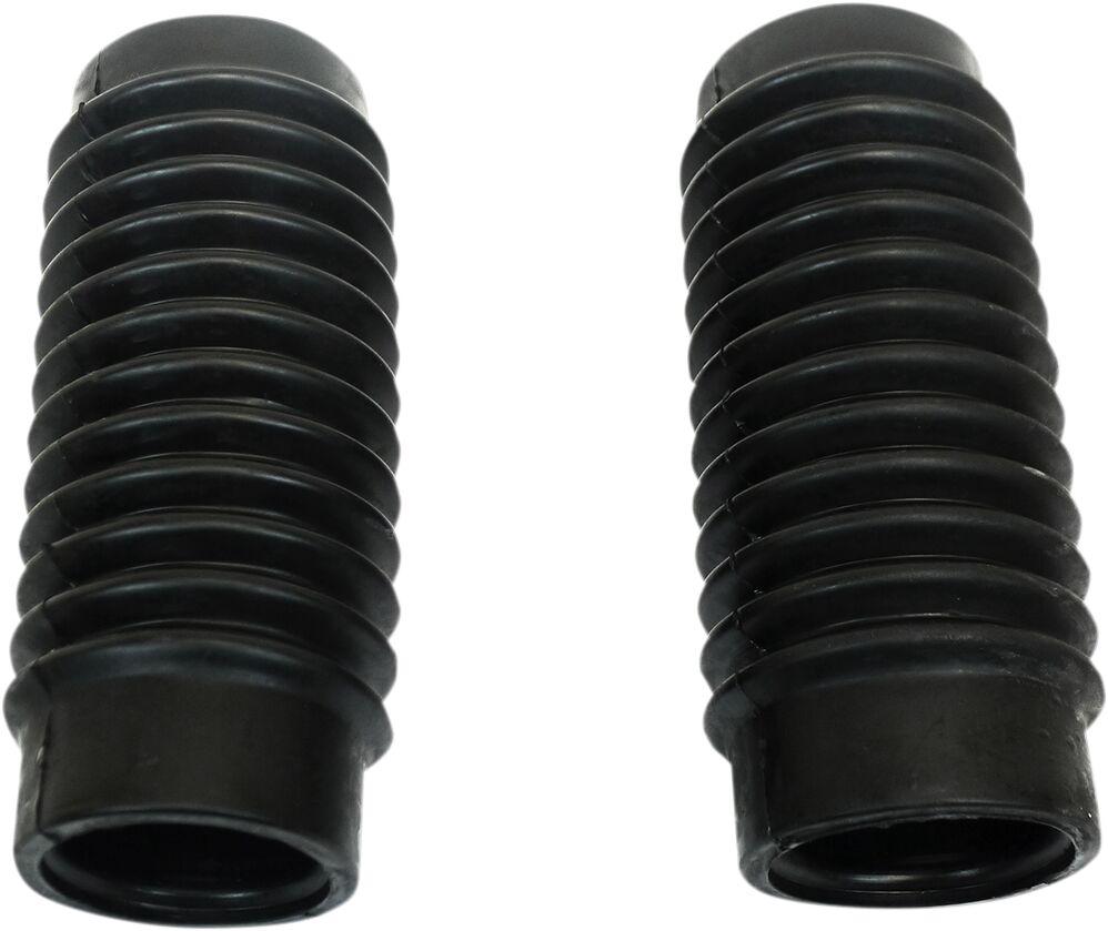 K&S Fork Boots Kit For Triumph Bonneville 650 T120 1968-1970 - Black