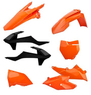 Polisport Plastics Kit For KTM EXC250 2017 - Black/Orange