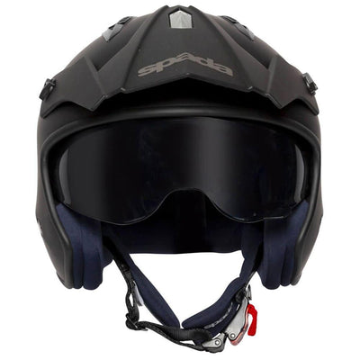Spada Rock 06 Black Trials Helmet