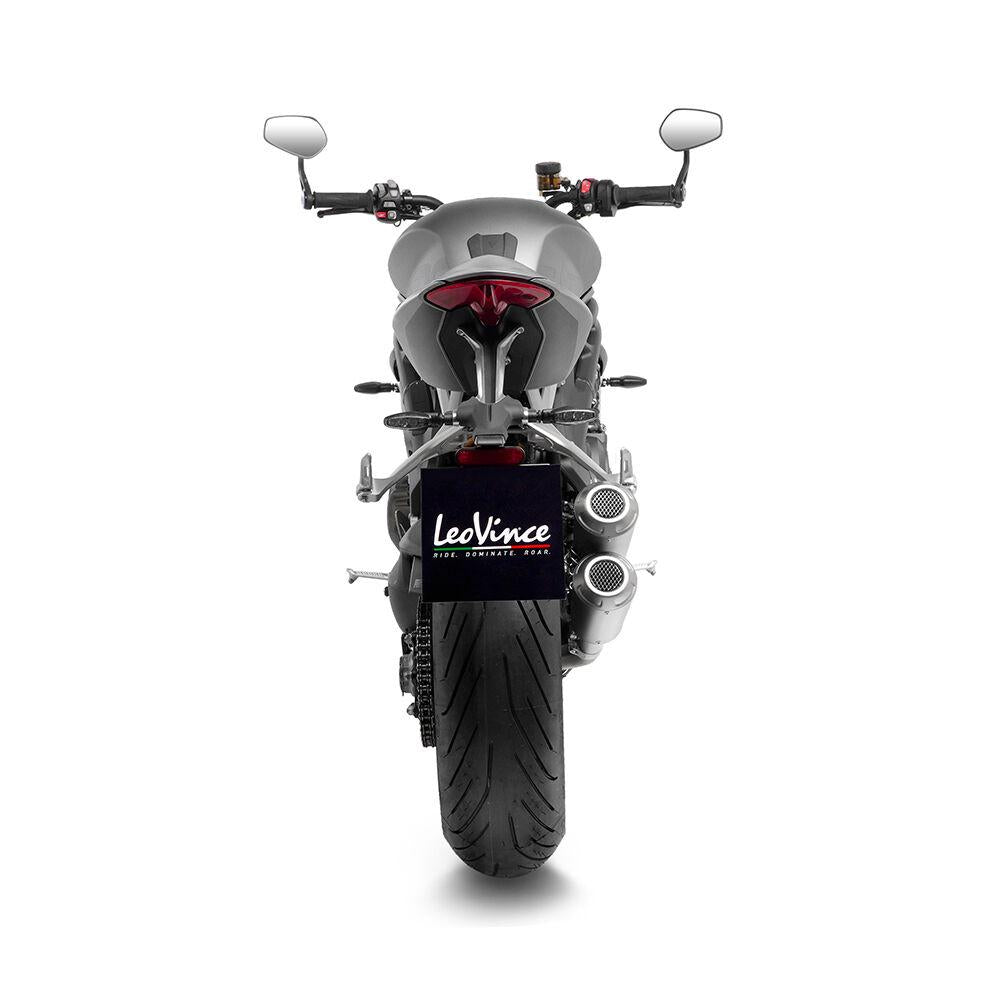 LeoVince LV-10 Stainless Steel Silencer For Triumph Speed Triple 1200 RR 2022-2025