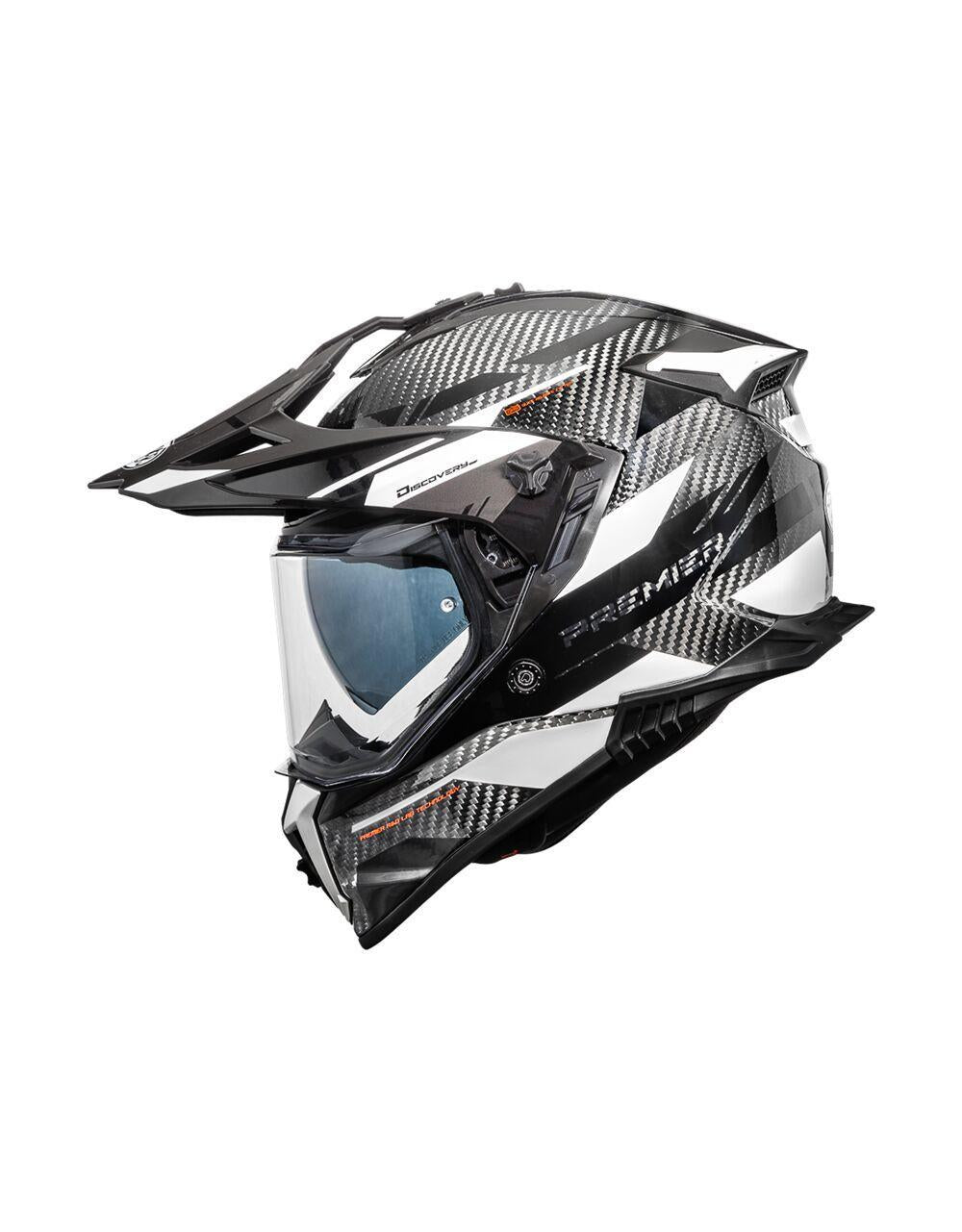 Premier Discovery Carbon EA Helmet - Grey/White