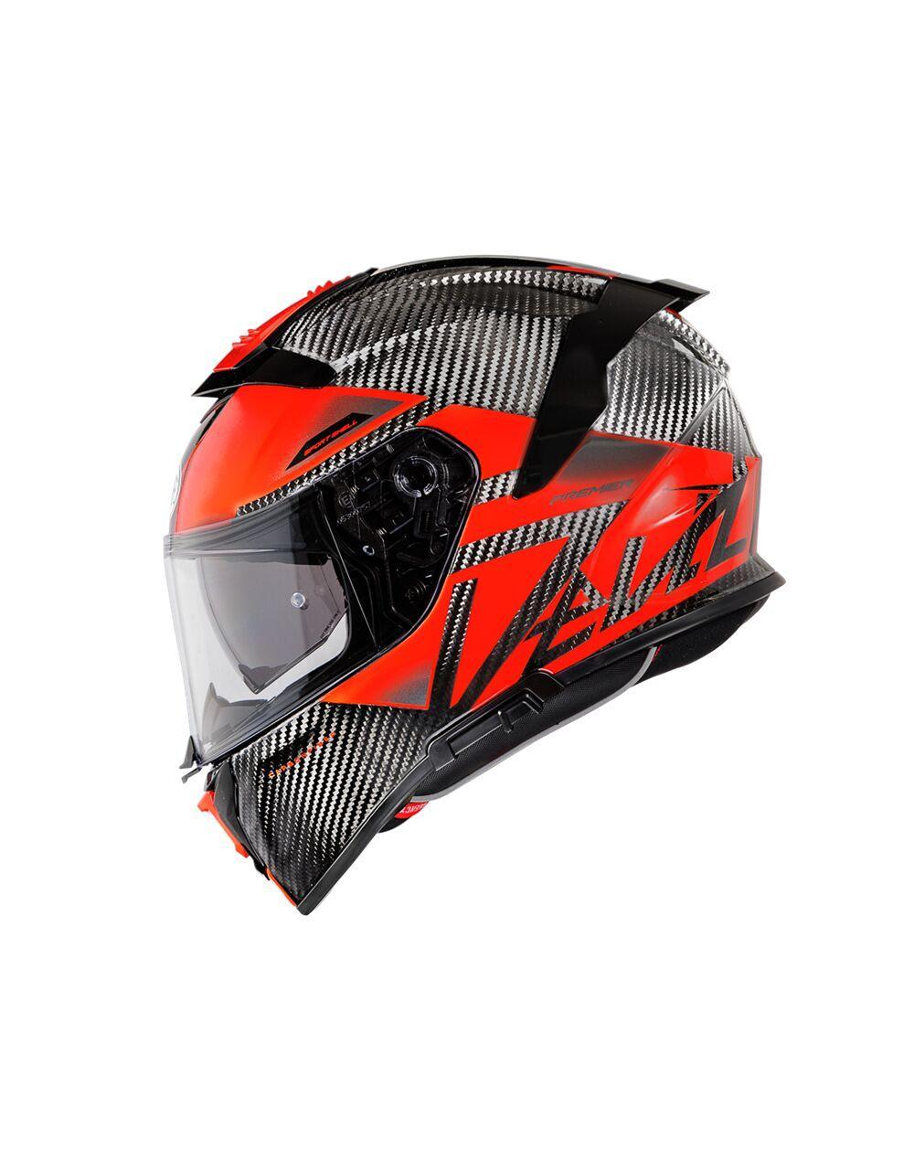 Premier Devil Carbon MN Helmet - Black/Red