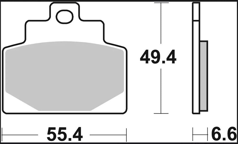 Brembo XS Prime Sintered Brake Pads For Piaggio MP3 300 HPE ABS 2024 Front