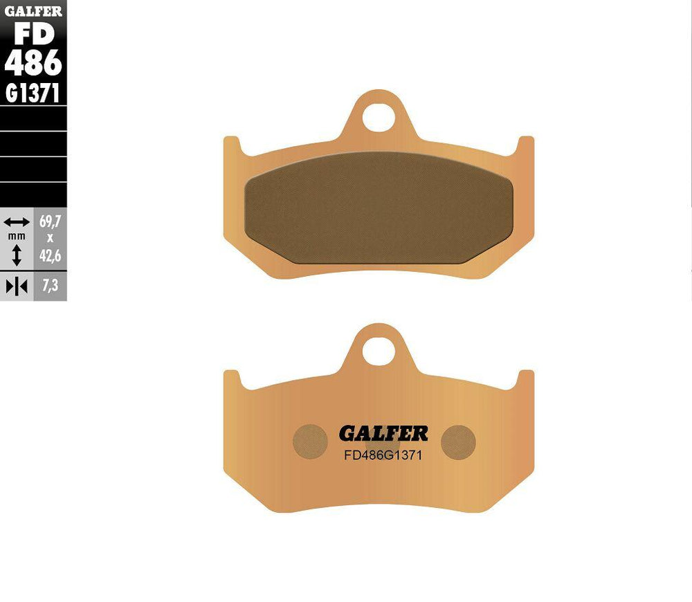 Galfer HH Sintered Brake Pads For Mv Agusta Brutale 1078 RR 2008-2009 - Rear