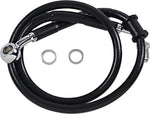 Drag Specialties Extended Length Stainless Steel Brake Hose For Harley Davidson FLHC 1750 2018-2022 Front