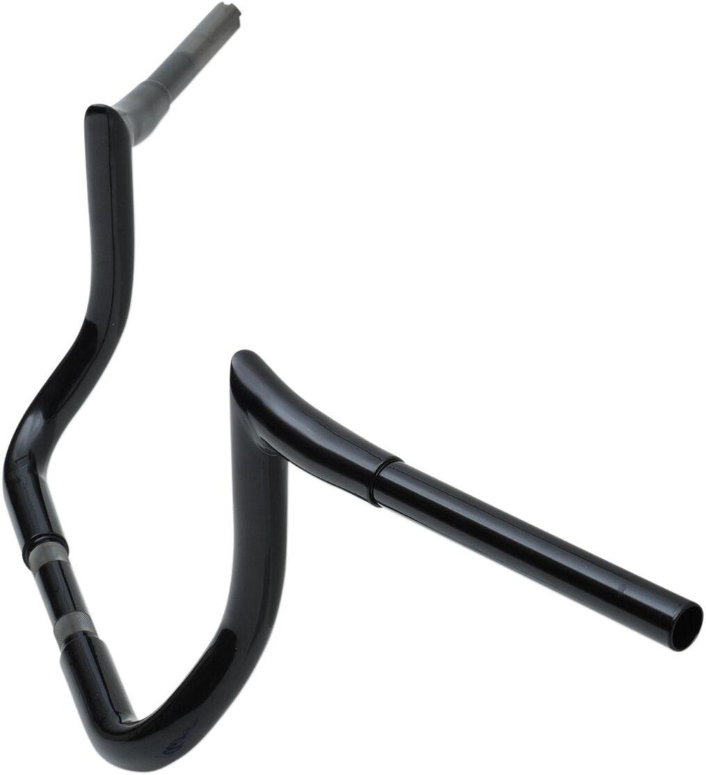 LA Choppers 1-1/4" Prime Ape Bagger Handlebar For Harley Davidson FLHT 1450 1999-2006 25.5 cm (10") - Black/Gloss