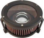 Trask Assault Charge High-Flow Air Cleaner For Harley Davidson FLDE 1750 2018-2020 - Black