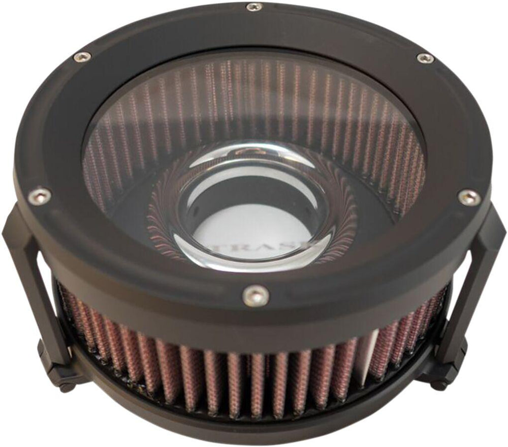 Trask Assault Charge High-Flow Air Cleaner For Harley Davidson FLD 1690 2012-2013 - Black