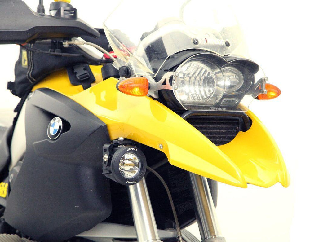 Denali Driving Light Mount For BMW R 1200 GS 2004-2013 Black