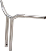 LA Choppers Kage Fighter Welded Straight-Riser Handlebar 40.5 cm (16") - Chrome