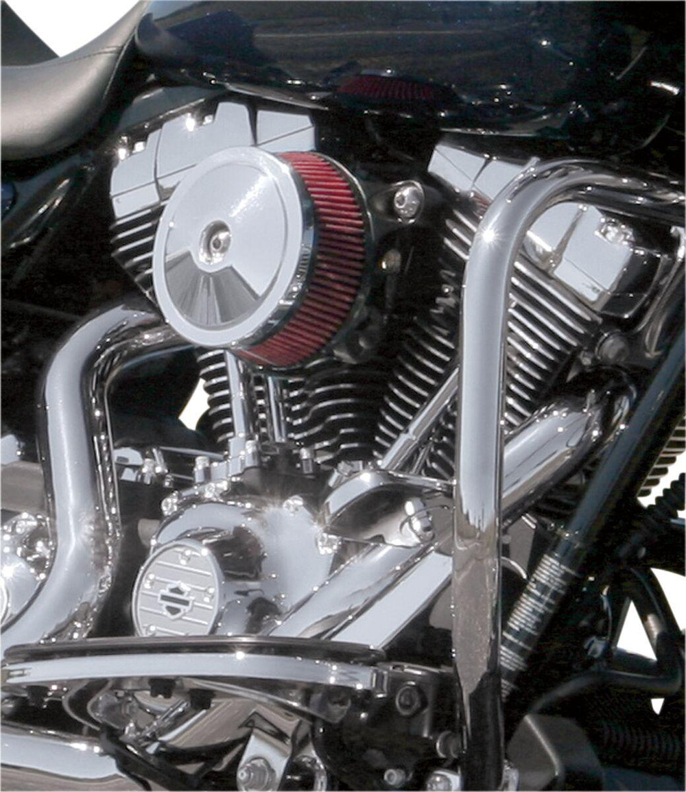 S&S Cycle Bob Dome Stealth Air Cleaner Cover For Harley Davidson FLD 1690 2012-2013 - Chrome