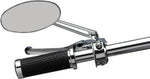 Drag Specialties Stealth II Mirror For Harley Davidson FLFBS 1868 2022 - Chrome Silver