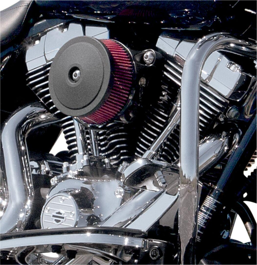 S&S Cycle Bob Dome Stealth Air Cleaner Cover For Harley Davidson FLD 1690 2012-2013 - Black
