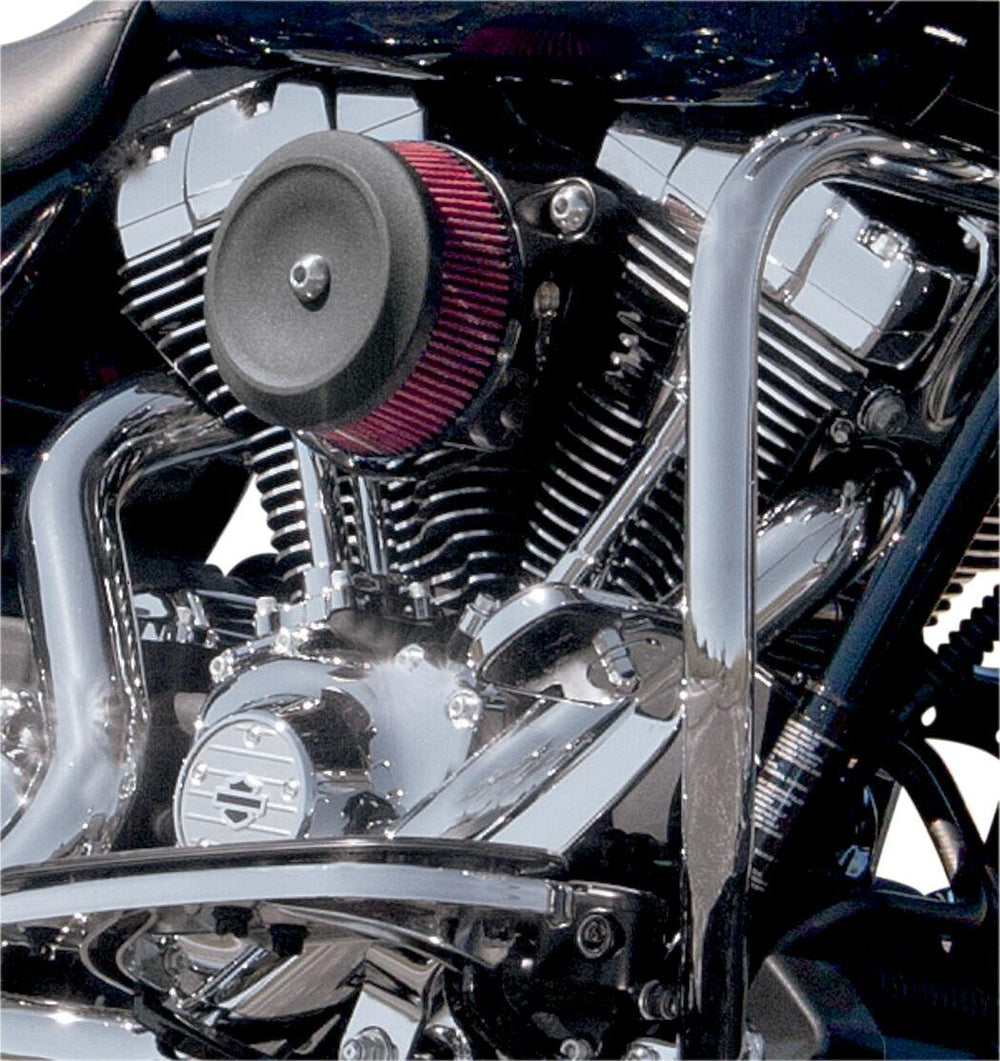 S&S Cycle Stealth Bob Dish Air Cleaner Cover For Harley Davidson FLD 1690 2012-2013 - Black