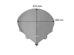 WRS Windscreen Sport K1200S/K1300S For BMW K 1200 S 2005-2008 41.5 cm (16-1/4") - Dark Smoke