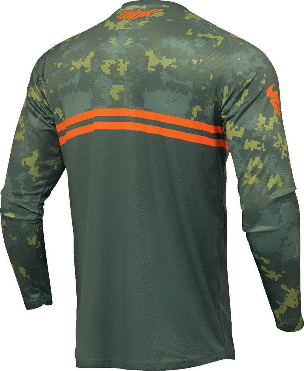 Thor Sector Digi Jersey - Forest Green Green Camo