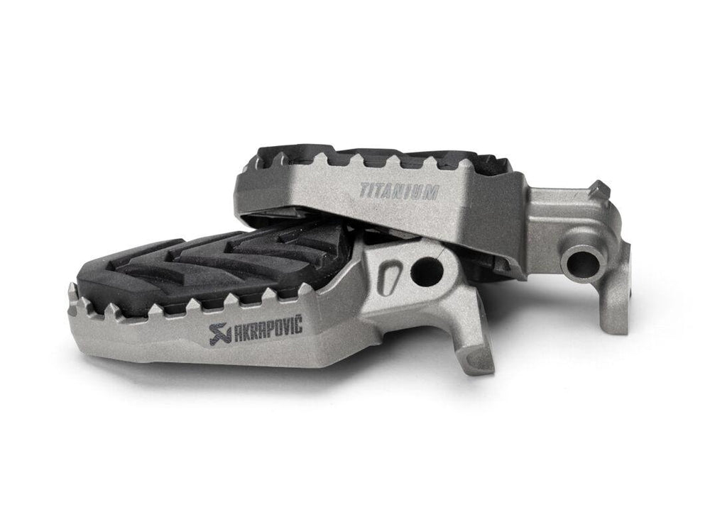 Akrapovic Titanium Foot Pegs For Yamaha XTZ 690 2019-2022