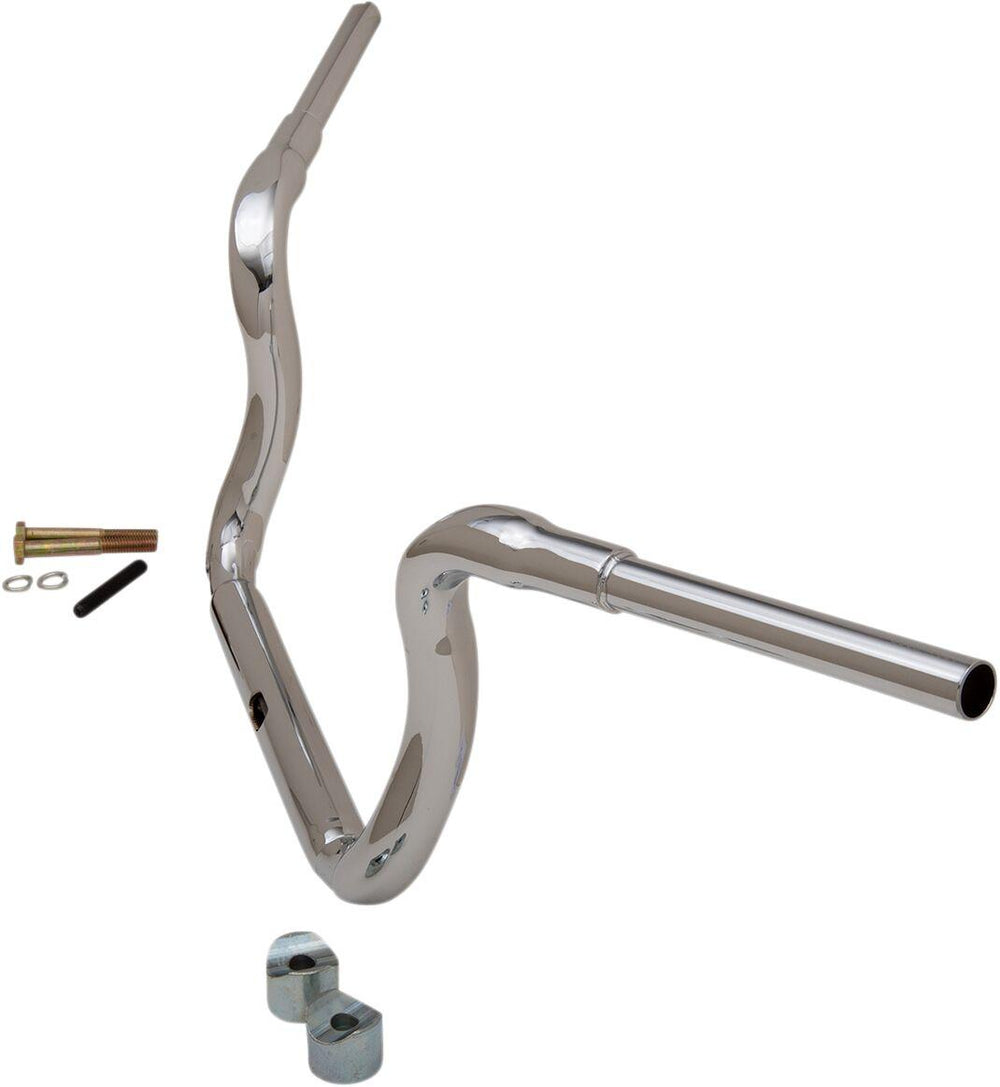 LA Choppers 1-1/2" Grande Traditional Ape Hanger Handlebar For Harley Davidson FLHC 1979 25.5 cm (10") - Chrome