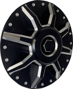 Quad Logic Billet Air Box Cover For Can Am Renegade 1000 EFI 4X4 - Black/Silver