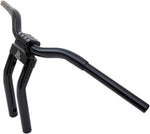 LA Choppers Kage Fighter-T Pullback Handlebar 33 cm (13") - Black/Gloss