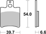 SBS HF Street Ceramic Organic Front Brake Pads For Aprilia Amico 50 LX 1992-1996
