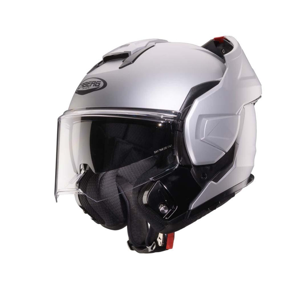 Caberg Trip Flip Front Motorcycle Helmet - Matt Silver