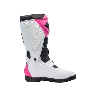 Sidi X-Power SC CE Boots White Black Pink
