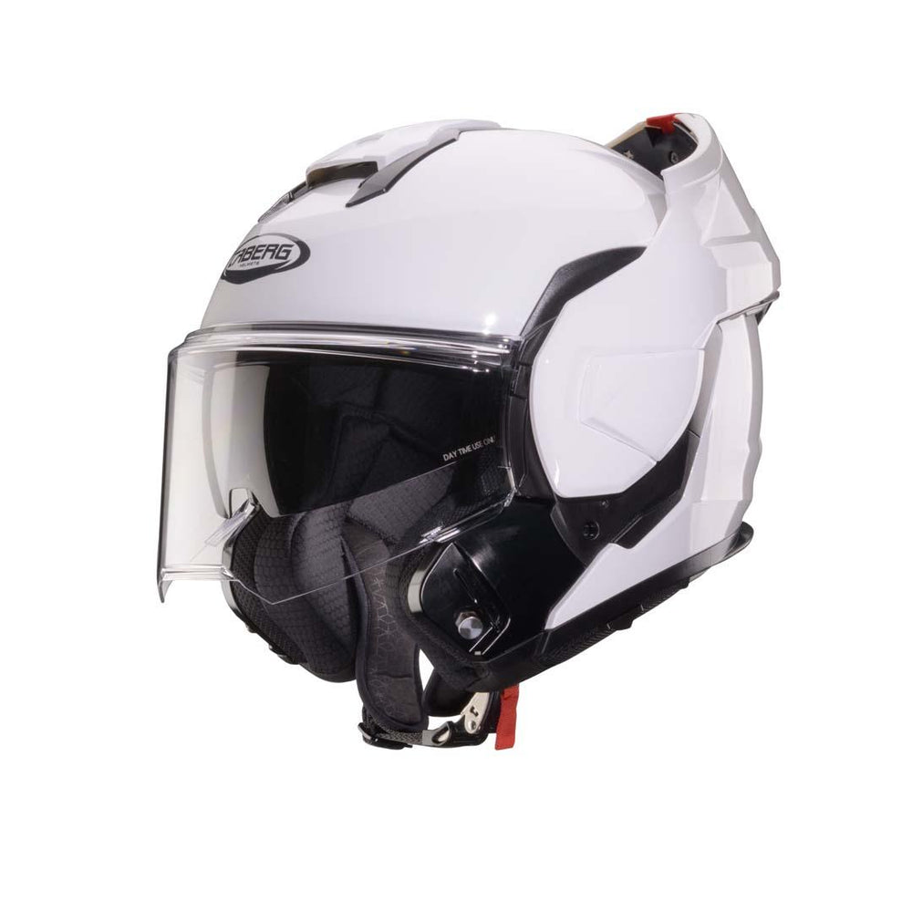 Caberg Trip Flip Front Motorcycle Helmet - White