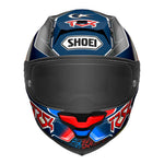 Shoei X-SPR Pro Toprak TC-2 Full Face Motorcycle Helmet - Blue