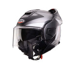 Caberg Trip Lunar Flip Front Motorcycle Helmet - Matt Black/Grey/White/Anthracite