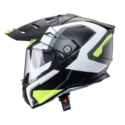 Caberg Tanami Scram Matt Black Grey White Yellow Fluo Helmet