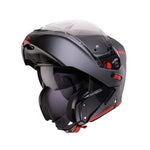 Caberg Horus X Ray Flip Front Motorcycle Helmet - Black/Grey/Red
