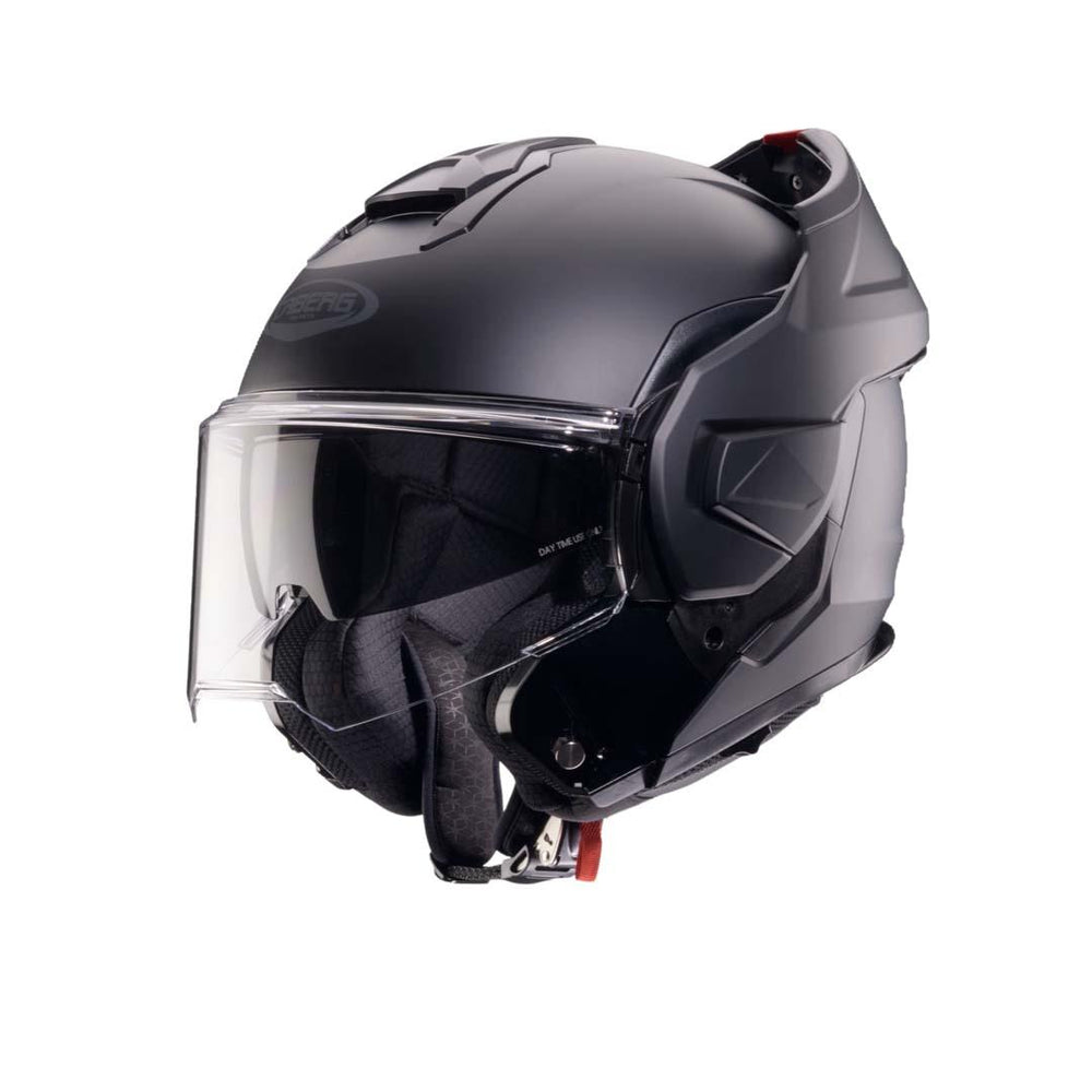 Caberg Trip Flip Front Motorcycle Helmet - Matt Black