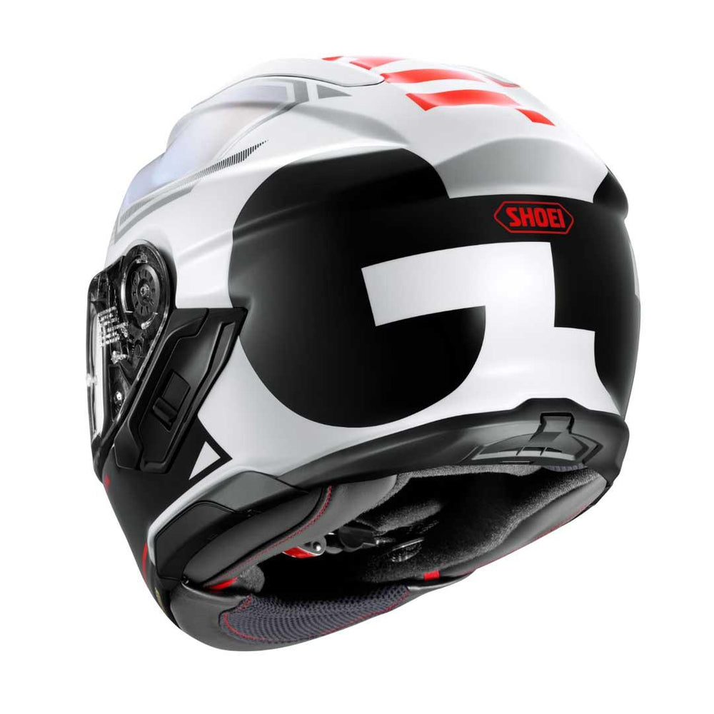 Shoei GT-Air 3 Mike TC-6 Full Face Motorcycle Helmet - White/Black/Red
