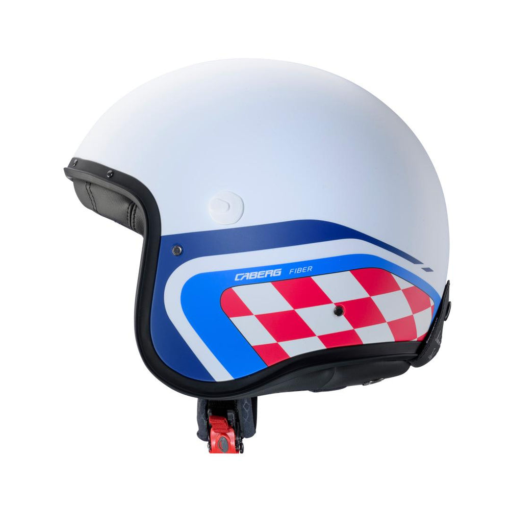 Caberg Freeride X Daytona Matt White Blue Red Helmet