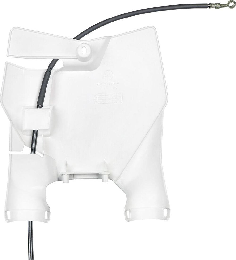 UFO Stadium Front Number Board With Fork Guards For KTM  SX85 2018-2024 - KTM White