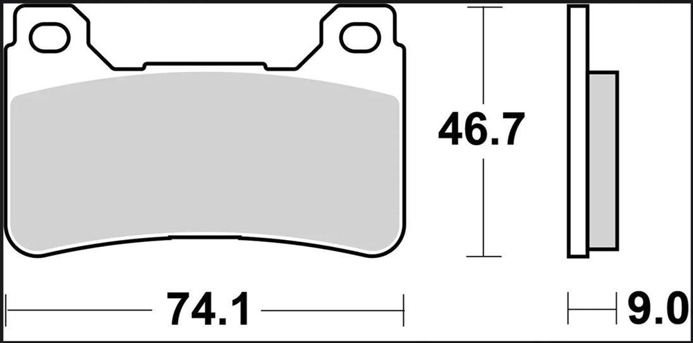 Brembo RC Carbon Ceramic Brake Pads For Honda CB1000R 2008-2016 Front