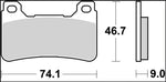 Brembo RC Carbon Ceramic Brake Pads For Honda CB1000R 2008-2016 Front