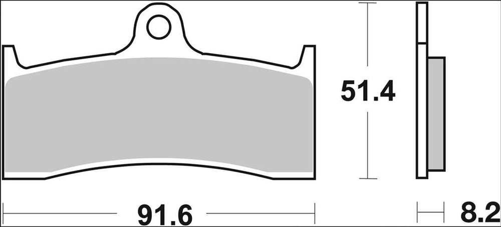 Brembo SA Prime Sintered Brake Pads For Mv Agusta Brutale 910 R 2006-2008 Front