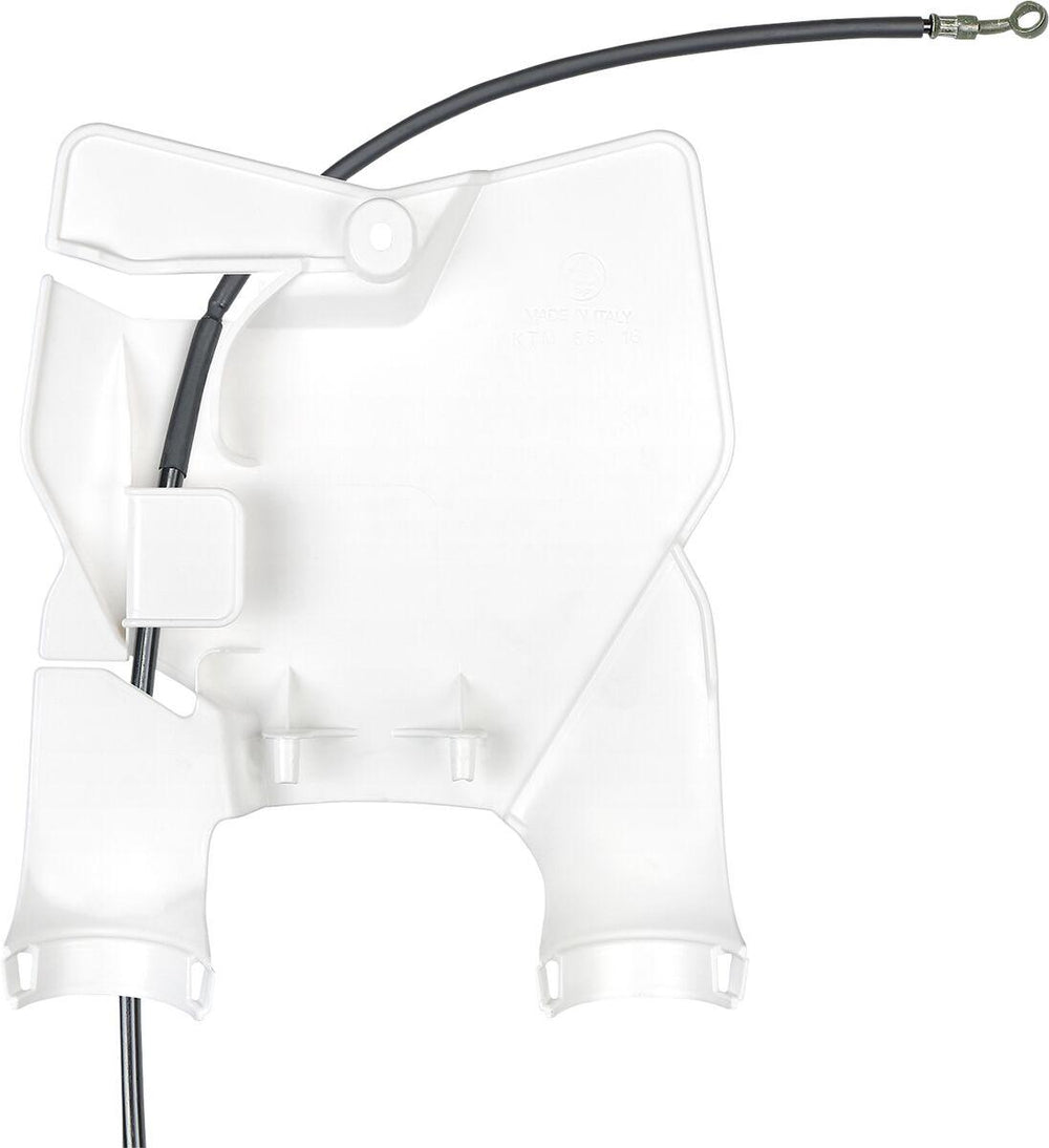 UFO Stadium Front Number Board With Fork Guards For KTM  SX65 2016-2025 - White