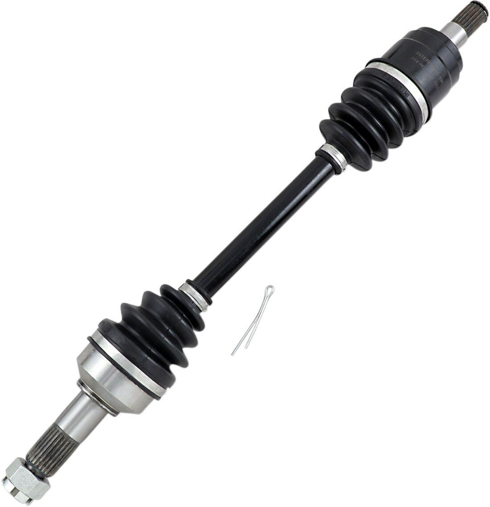 Moose Racing Complete Axle Kit For Honda TRX420 FA5 2015-2017 Front Right - Black Chrome