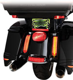 Ciro Filler Panel Lights For Harley Davidson FLH 1868 ABS 2021 Rear Clear Black